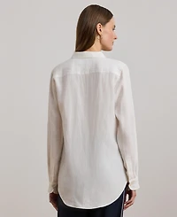 Lauren Ralph 100% Linen Shirt