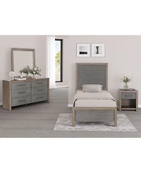 Portmore 3pc Twin Set (Panel Bed, Small Dresser & 1-Drawer Nightstand with soft close drawers), Created for Macy's