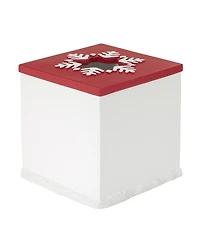 Avanti Winter Snowman Resin Tissue Box Cover