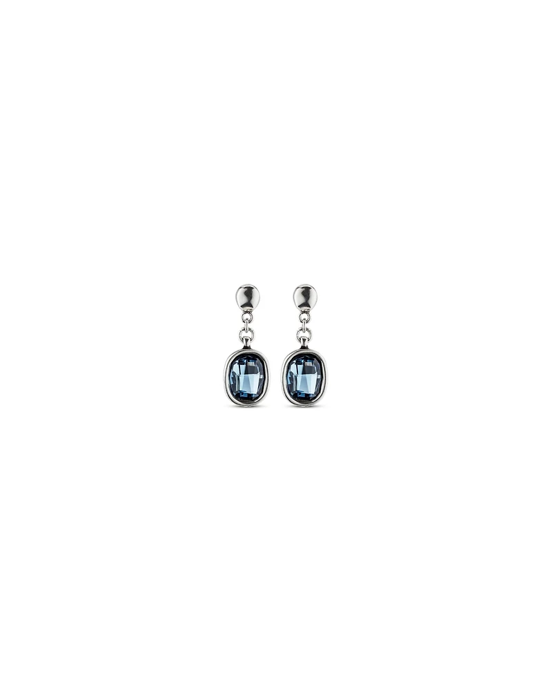 UNOde50 Sterling Silver Metal Clad Stud Earrings