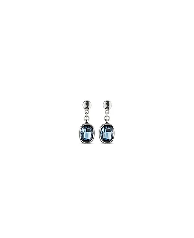 UNOde50 Sterling Silver Metal Clad Stud Earrings