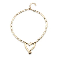 UNOde50 Metal Alloy Medium Heart Necklace