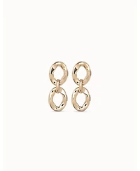 UNOde50 Two Round Links Metal Alloy Earrings