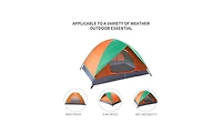 2-Person Camping Dome Tent – Lightweight Double Door Outdoor Shelter for Hiking, Backpacking, or Beach