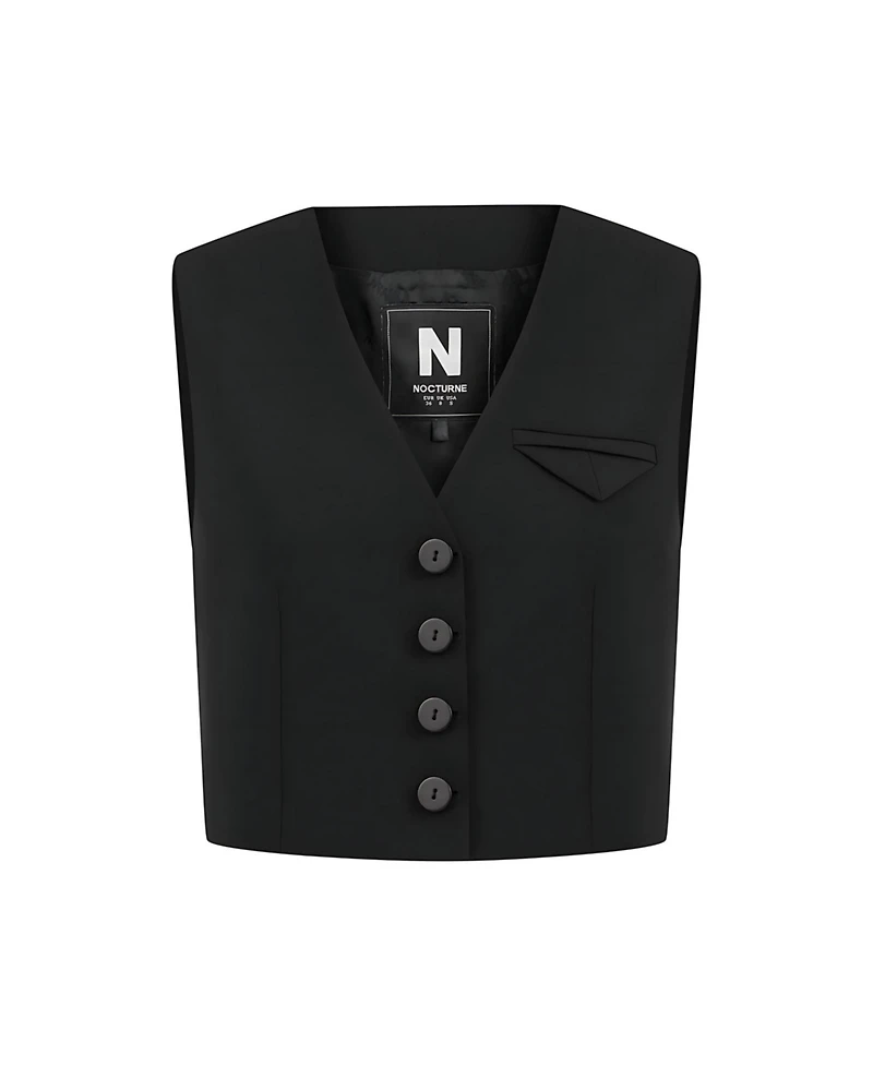 Nocturne Women's Double-Breasted Vest