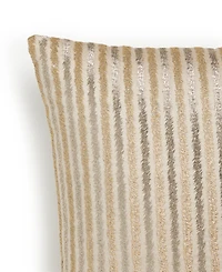 Hotel Collection Metallic Stripe Decorative Pillow, 20" x 20", Exclusively at Macy's