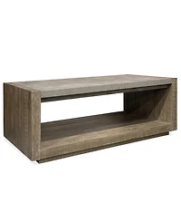 Intrigue 48" Rectangle Wood Coffee Table