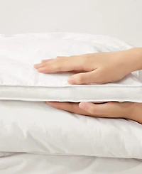 Unikome Extra Warmth White Goose Feather and Fiber Comforter, Full/Queen