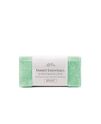 Arkwright Home Family Essentials Washcloths (Pack of 12), 12x12, Cotton