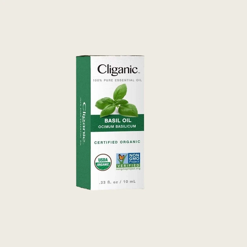 Cliganic Organic Basil Essential Oil