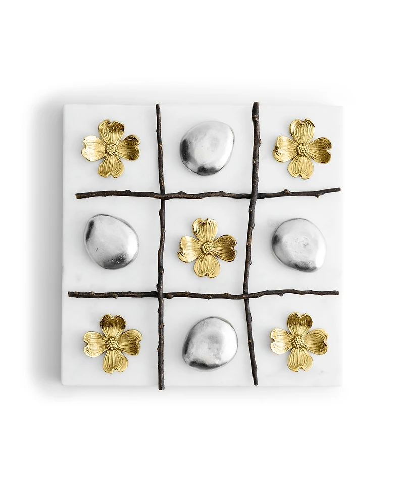 Michael Aram Dogwood Tic Tac Toe, 9" x 9"