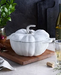Staub Enameled Cast Iron 3.5-Qt Pumpkin Dutch Oven