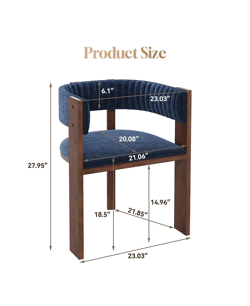 Wooden dining chairs set of 2 Dining room chair for kitchen, home, living room, dining room