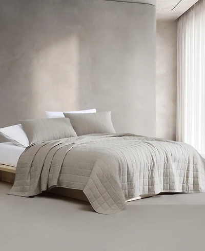 Calvin Klein Melange Flannel Quilt