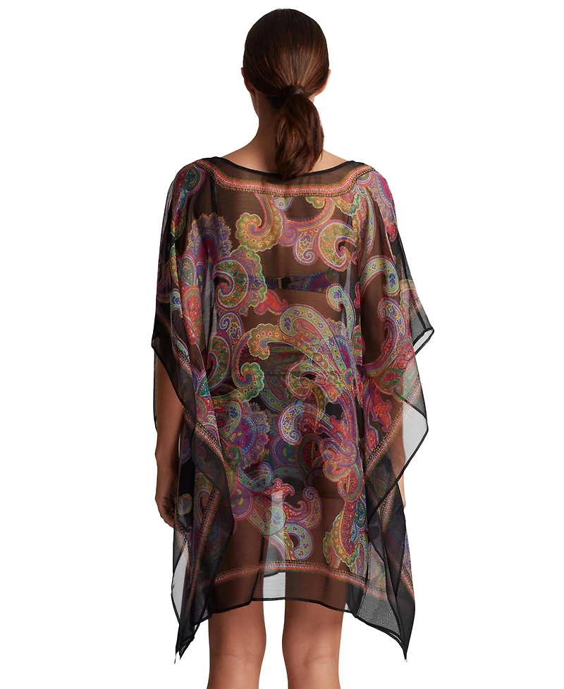 Lauren Ralph Lauren Women's Parder Poncho Swim Cover-Up