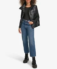 Levi's Women's Faux Leather Puffer Vest
