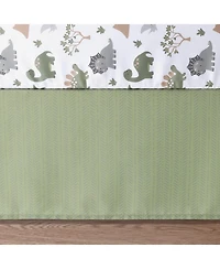 The Peanutshell Dinosaur Dreams Crib Bedding Set for Baby Boys, 3 Piece Nursery Set