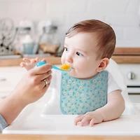 The Peanutshell Baby Girls Sweet Terry Bib 10 Pack Set, Feeding, Teething, Drooling