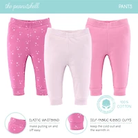 The Peanutshell Baby Girls Layette Gift Set Girls, Pretty Pink, 16 Essential Pieces