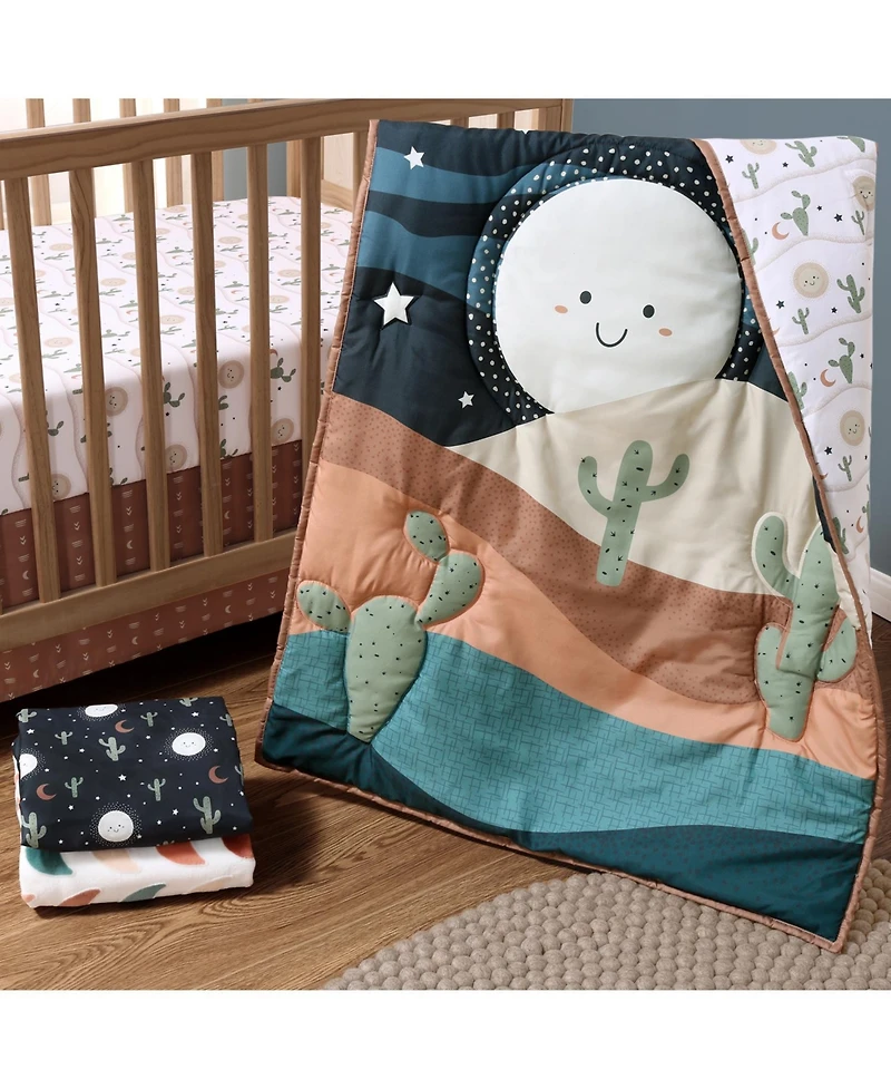 The Peanutshell Crib Bedding Set for Baby Girls and Boys, Joshua Tree, 5 Pieces