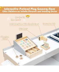 Hongge Grocery Store Playset Pretend Play Supermarket Shopping Set