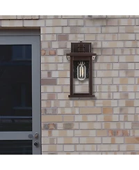 Flynama Wall Sconces 1-Light 12.25-in H Oil-Rubbed Bronze Dark Sky Outdoor Wall Light