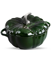 Staub Enameled Cast Iron 3.5 Qt. Basil Pumpkin Cocotte