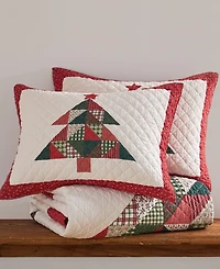 Levtex Patchwork Pine Stitching 3-Pc. Quilt Set, Full/Queen