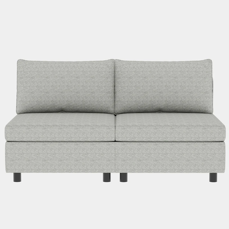 Streamdale Furniture Love Seat Couches, 2 Seater Loveseat Mid Century Modern Sofa Couch With Storage for Small Spaces, Living Room, Dorm, Bedroom
