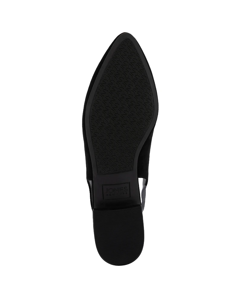 Jones New York Women's Quarry Pointed Toe Slingback Flats