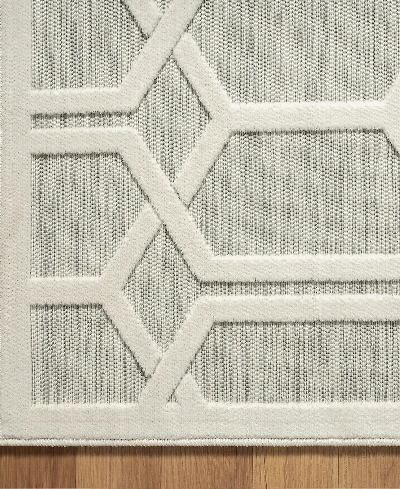 Lr Home Vance-107 7'9" x 9'9" Outdoor Area Rug