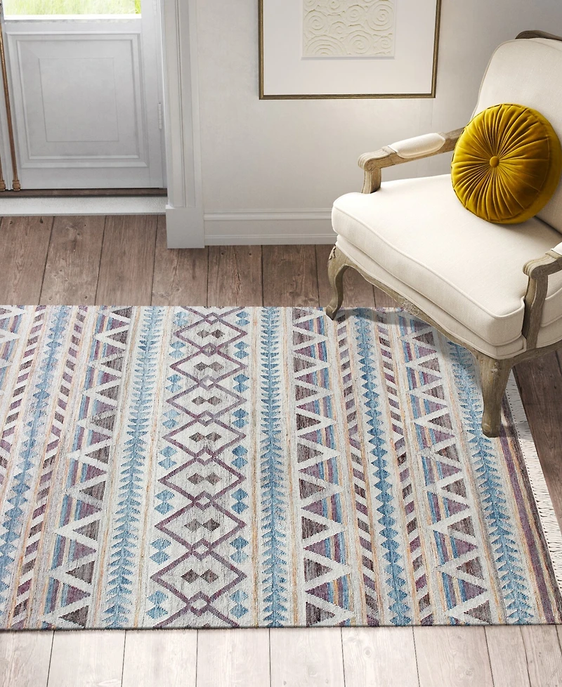 Lr Home Nero NRO81980 6' x 9' Area Rug