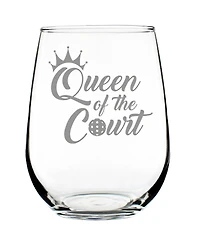 Bevvee Queen of the Court Stemless Wine Glass