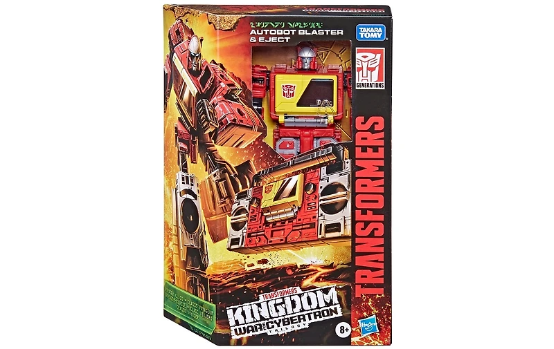 Transformers Wfc-K44 Blaster and Eject Voyager Class Generations War for Cybertron Kingdom Chapter