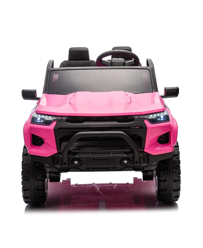 Streamdale Furniture 24V10A Two-seater Kids Ride On Electric Pickup, kids ride on toy W/parents remote control,4WD 800W motors, Two Safety belts, High