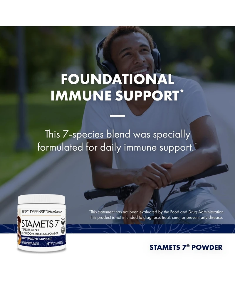 Host Defense Stamets 7 Mushroom Powder