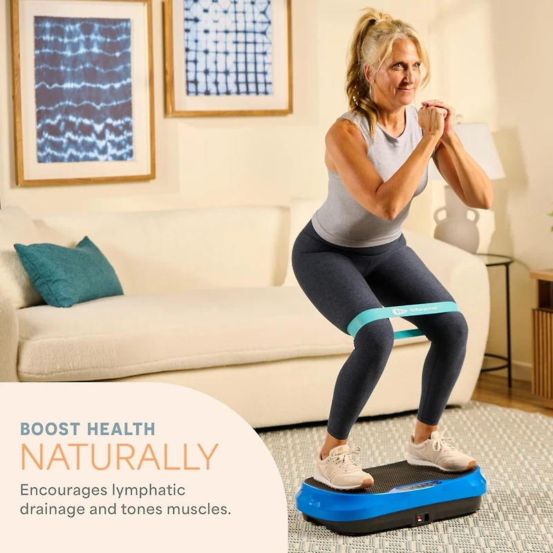 LifePro Waver Mini Vibration Plate – Whole Body Vibration Machine for Weight Loss, Toning & Wellness