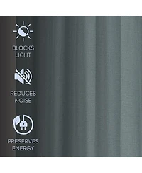 Linen Slub Blackout Grommet Pair (2 Panels