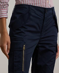 Lauren Ralph Women's Cotton Sateen Cargo Pant