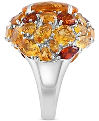 Effy Blue Topaz (18 ct. t.w.) & London Blue Topaz (3 ct. t.w.) Cluster Ring in Sterling Silver (Also in Amethyst & Citrine)