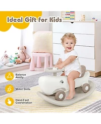 Hongge Convertible Rocking Horse and Sliding Car with Detachable Balance Board