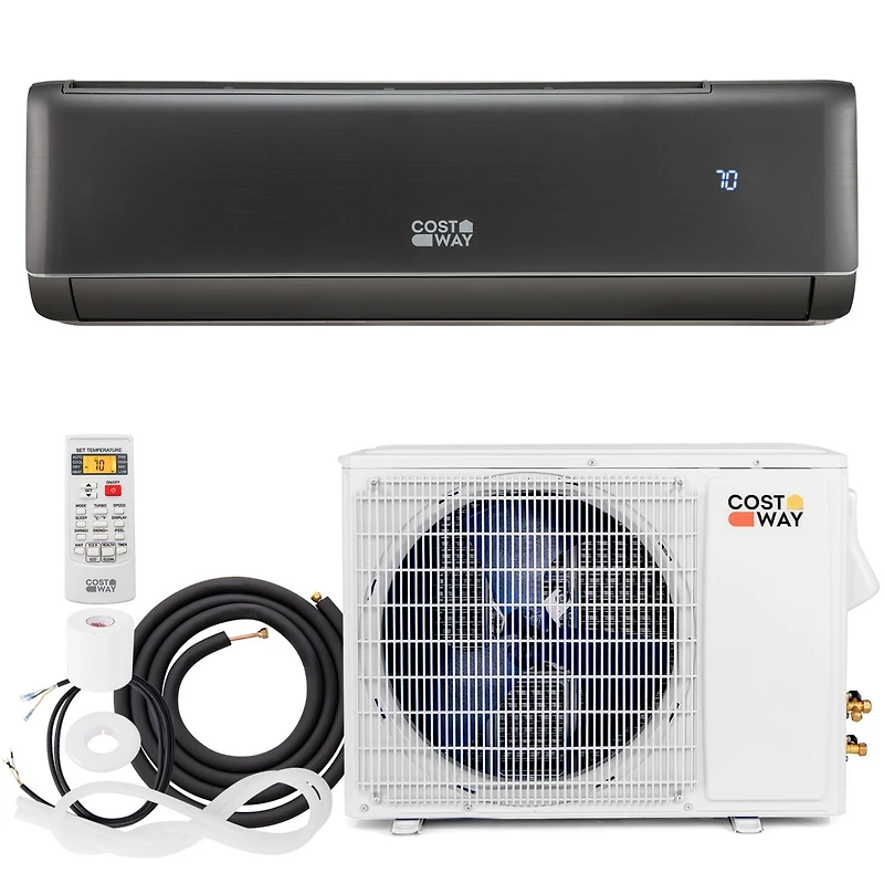 12000 Btu Enabled Mini Split Air Conditioner & Heater with Heat Pump