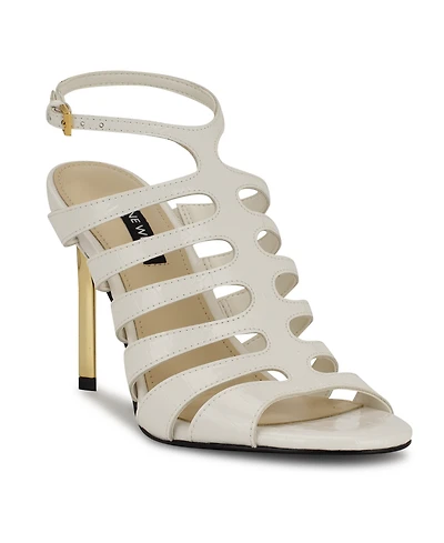 Nine West Women's Saleen Caged Stiletto Sandals