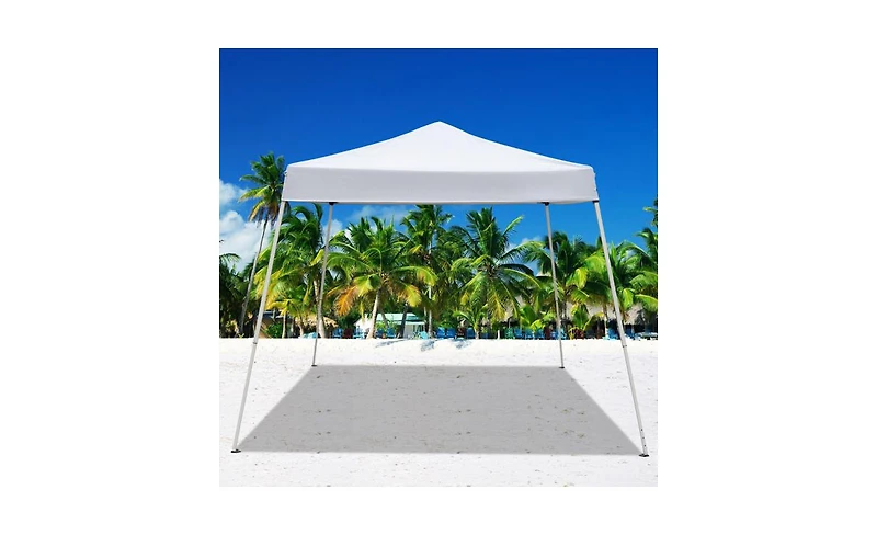 Slickblue 3 x 3M Portable Waterproof Folding Tent for Home Use, Ideal for Outdoor Events and Gatherings in White