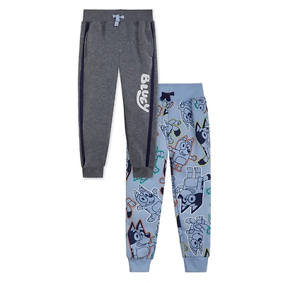 Bluey Boys Fleece 2 Pack Jogger Pants