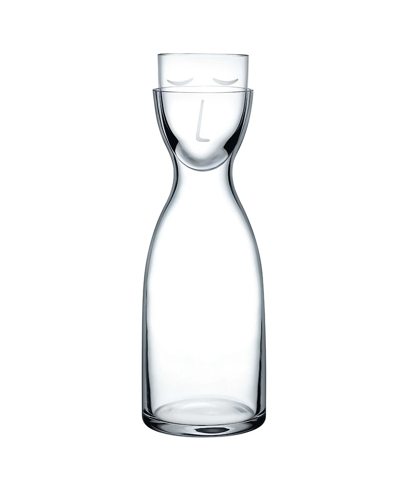 Nude Glass Mr. & Mrs. Night Carafe, Tall
