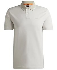 Boss by Hugo Men's Oxford-Pique Cotton Relaxed-Fit Polo Shirt
