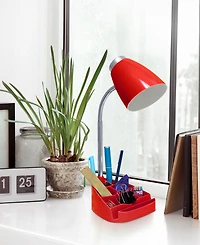 Creekwood Home 18.5" Flexible Gooseneck Organizer Desk Lamp