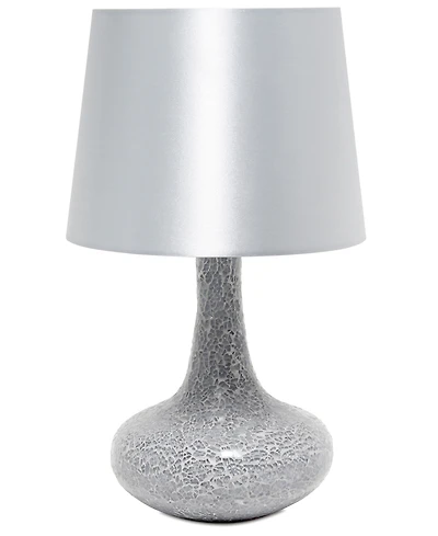 Creekwood Home 14.17" Patchwork Crystal Glass Table Lamp
