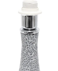 Creekwood Home 14.17" Patchwork Crystal Glass Table Lamp